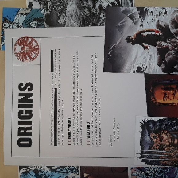 THE WOLVERINE FILES HARDCOVER W SLIPCASE & PRINTS! In Great condition!! - Picture 6 of 6